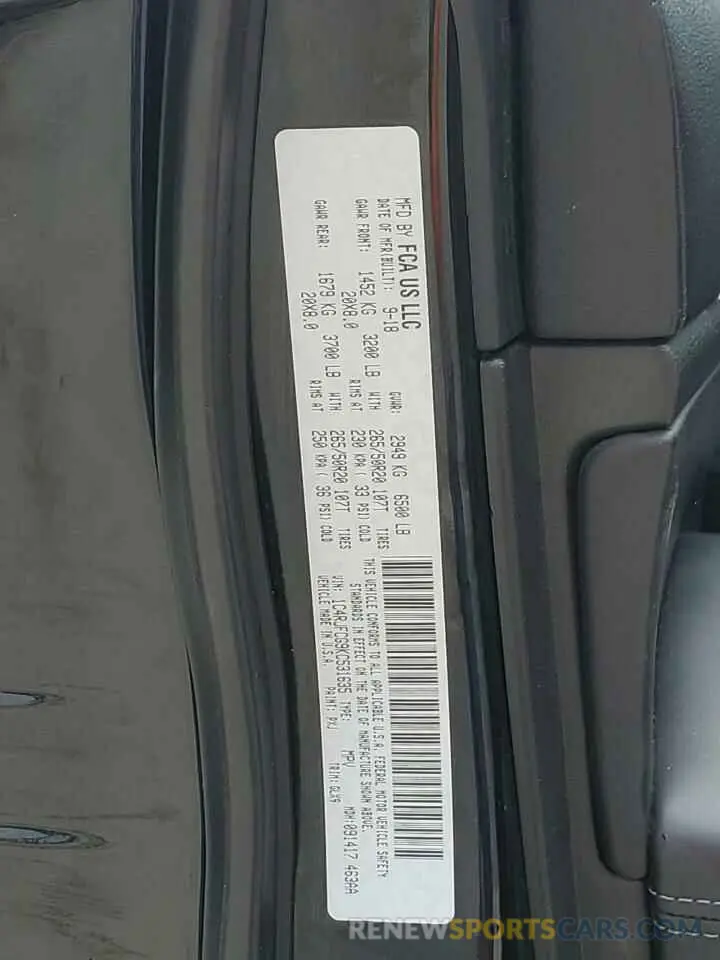 13 fotografías del automóvil dañado 1C4RJFCG9KC531635 JEEP GRAND CHER 2019