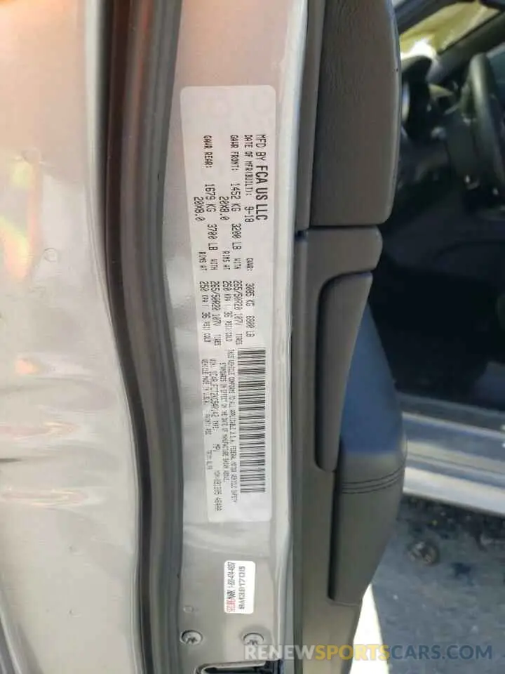 14 fotografías del automóvil dañado 1C4RJFCT2KC540142 JEEP GRAND CHER 2019