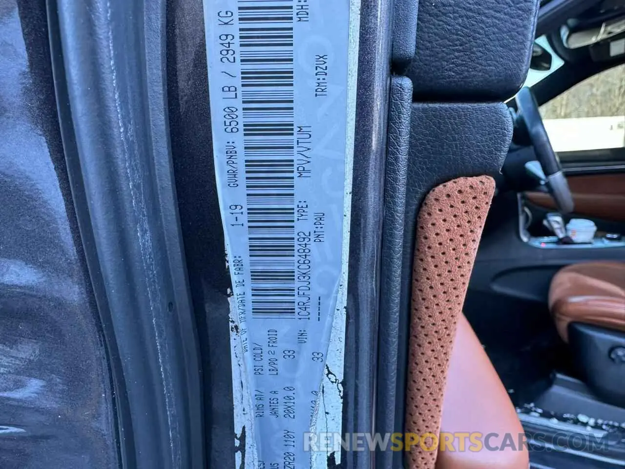 10 fotografías del automóvil dañado 1C4RJFDJ3KC648492 JEEP GRAND CHER 2019