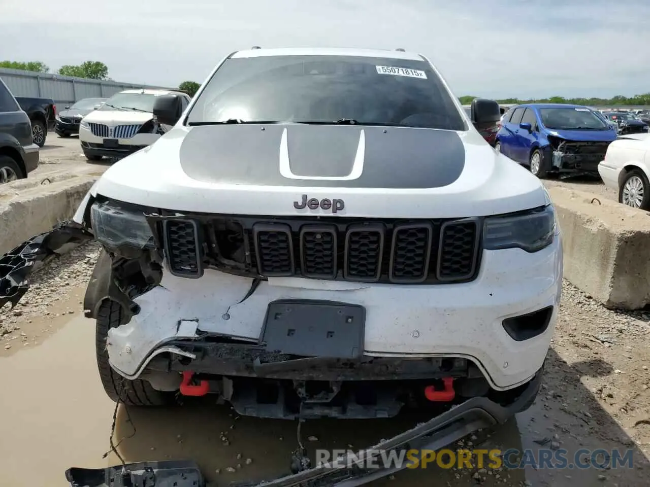 5 fotografías del automóvil dañado 1C4RJFLGXKC553370 JEEP GRAND CHER 2019
