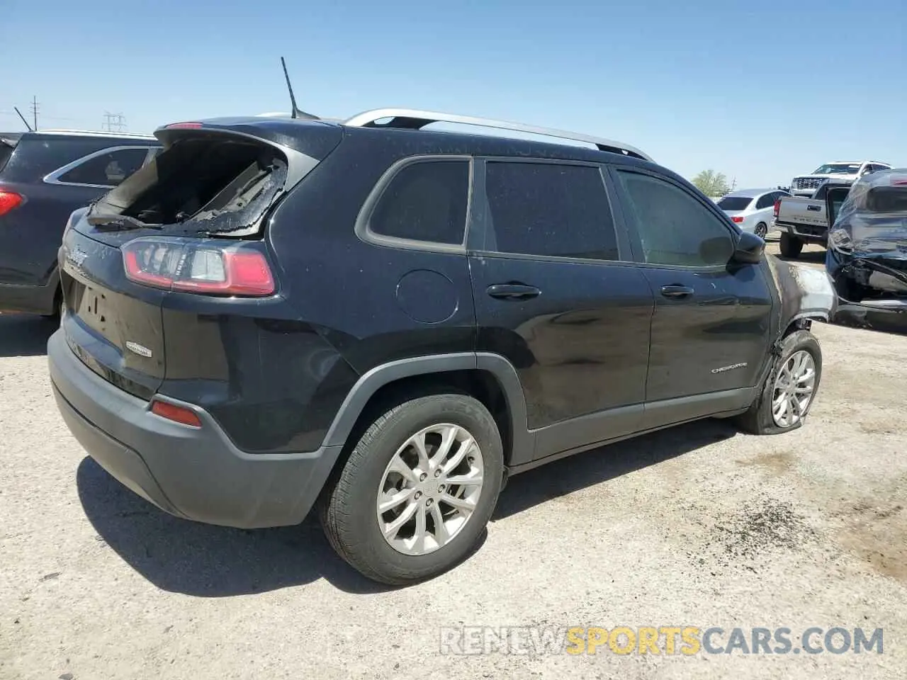 3 fotografías del automóvil dañado 1C4PJLCB4LD605887 JEEP GRAND CHER 2020