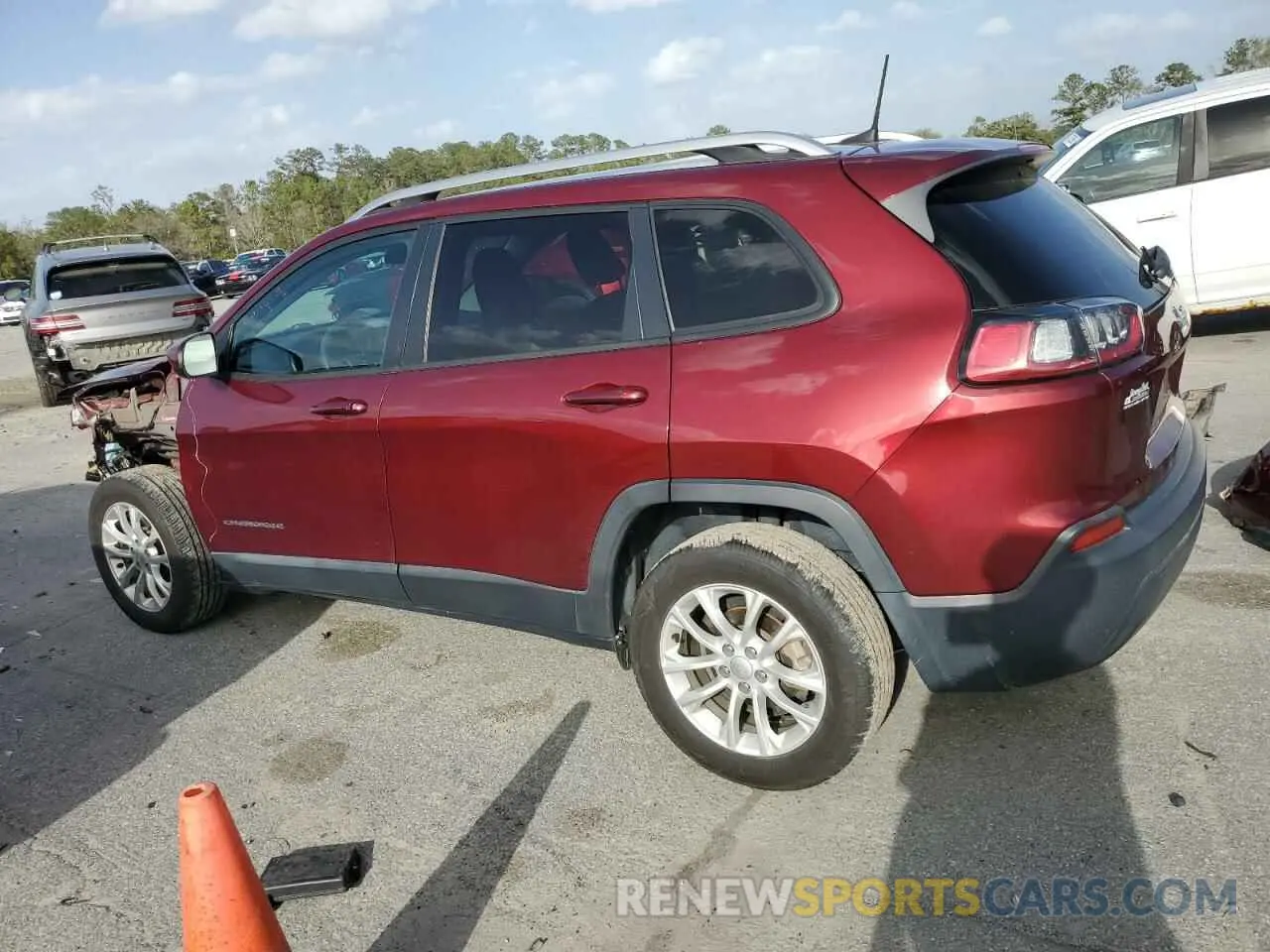 2 fotografías del automóvil dañado 1C4PJLCB5LD586430 JEEP GRAND CHER 2020