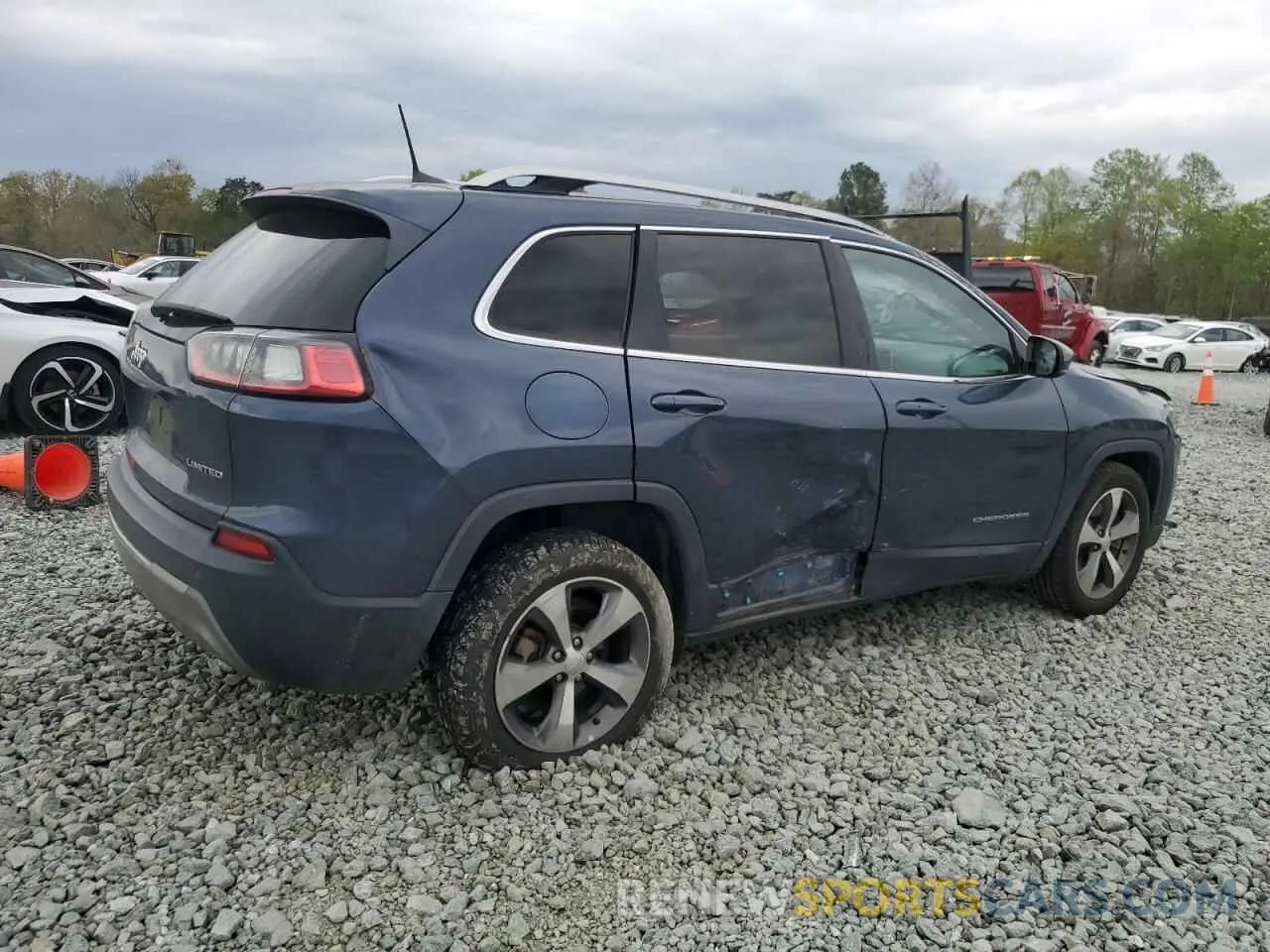 3 fotografías del automóvil dañado 1C4PJLDB0LD653580 JEEP GRAND CHER 2020
