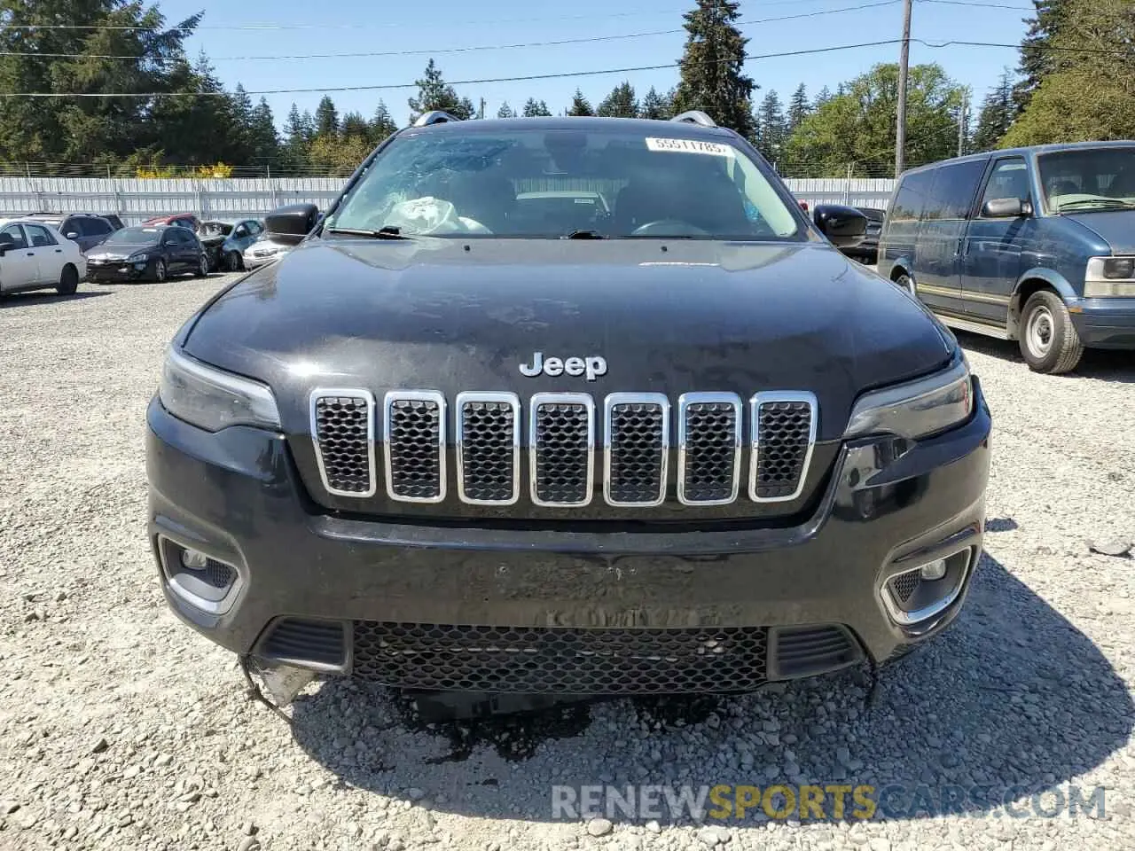 5 fotografías del automóvil dañado 1C4PJLDB5LD654322 JEEP GRAND CHER 2020