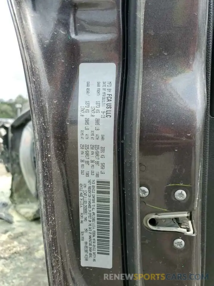 13 fotografías del automóvil dañado 1C4PJLLB2LD528551 JEEP GRAND CHER 2020
