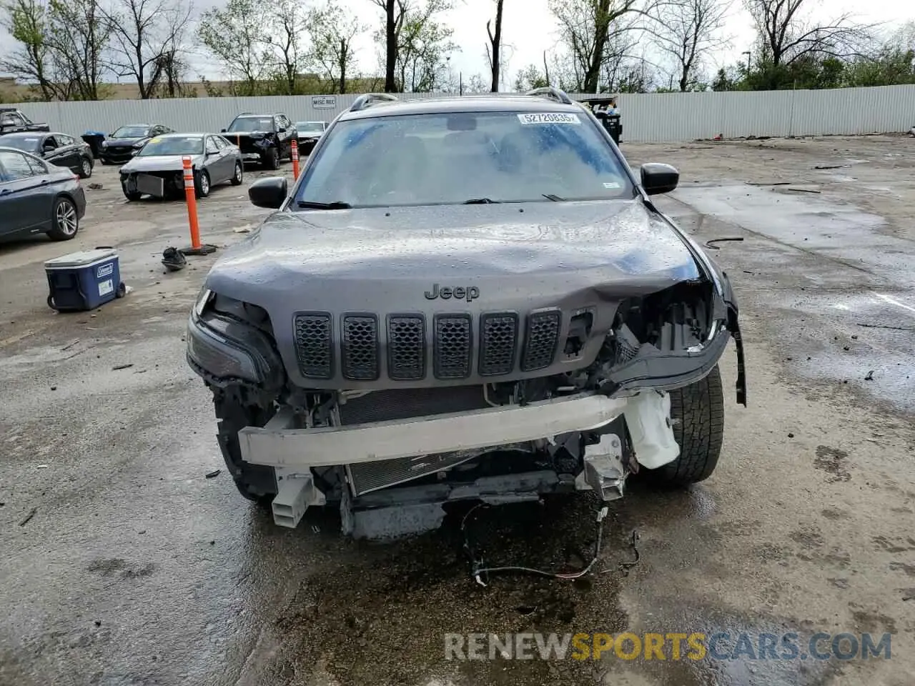 5 fotografías del automóvil dañado 1C4PJLLB3LD606481 JEEP GRAND CHER 2020