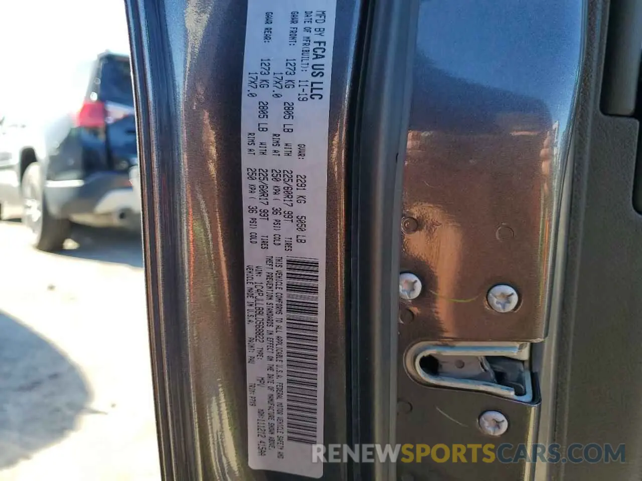 13 fotografías del automóvil dañado 1C4PJLLB9LD568822 JEEP GRAND CHER 2020