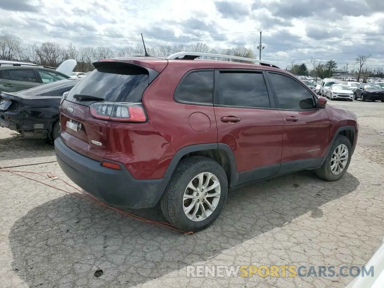 3 fotografías del automóvil dañado 1C4PJMCB0LD611742 JEEP GRAND CHER 2020