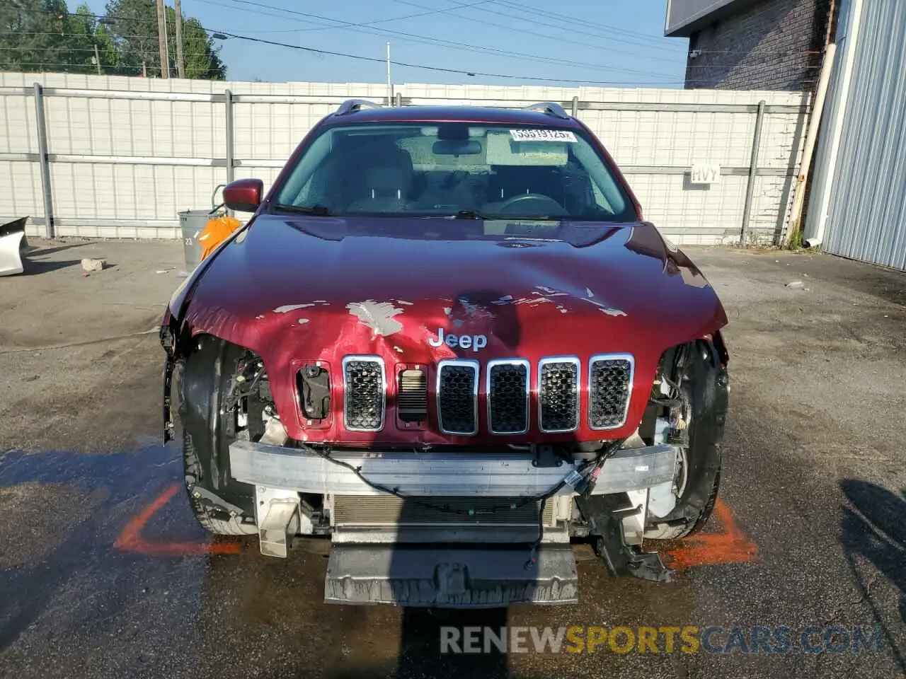5 fotografías del automóvil dañado 1C4PJMCB1LD615721 JEEP GRAND CHER 2020