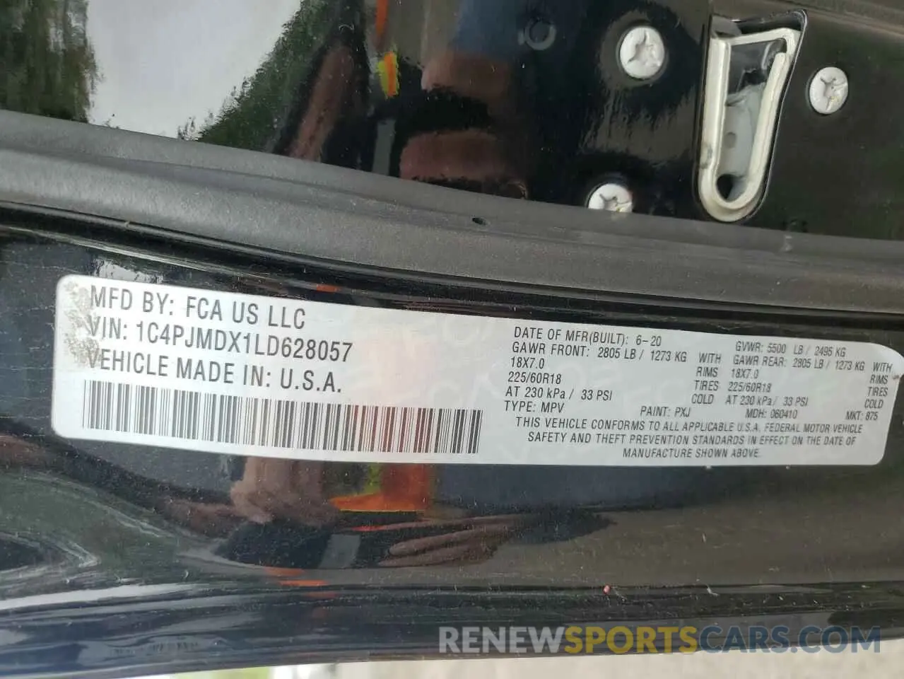13 fotografías del automóvil dañado 1C4PJMDX1LD628057 JEEP GRAND CHER 2020