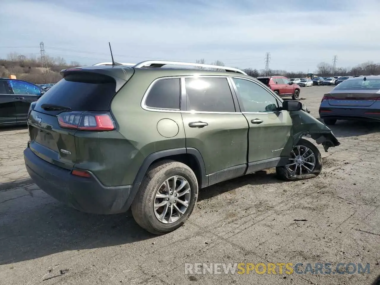 3 fotografías del automóvil dañado 1C4PJMLB1LD651165 JEEP GRAND CHER 2020