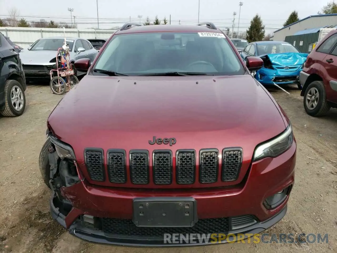 5 fotografías del automóvil dañado 1C4PJMLX4LD593810 JEEP GRAND CHER 2020