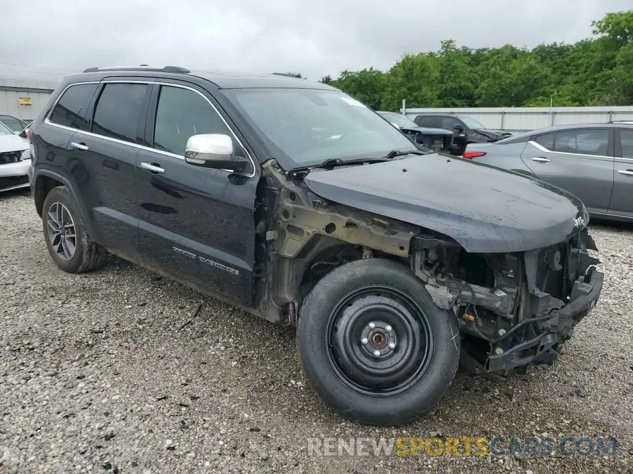 4 fotografías del automóvil dañado 1C4RJEBG0LC128088 JEEP GRAND CHER 2020