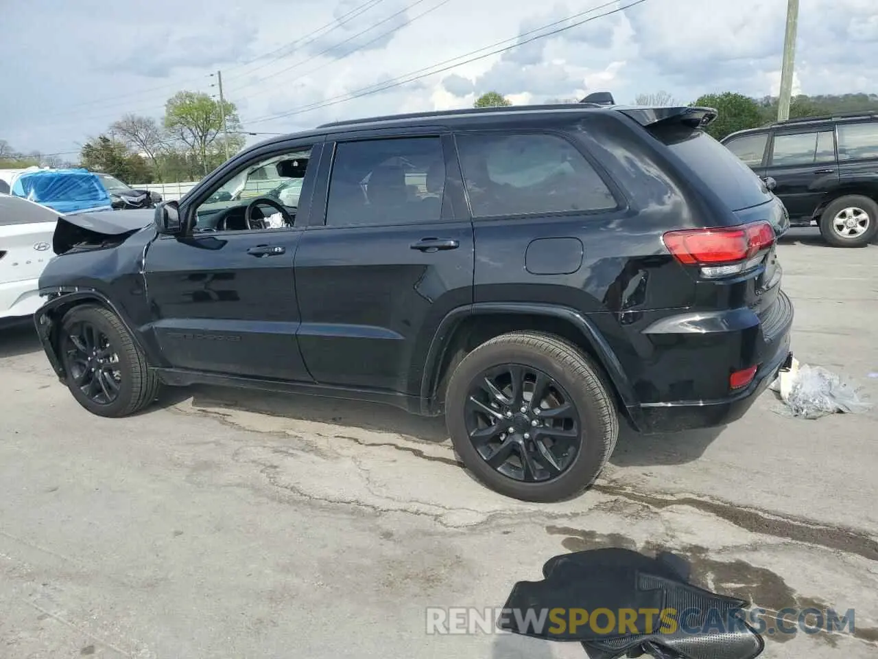 2 fotografías del automóvil dañado 1C4RJFAG0LC150082 JEEP GRAND CHER 2020
