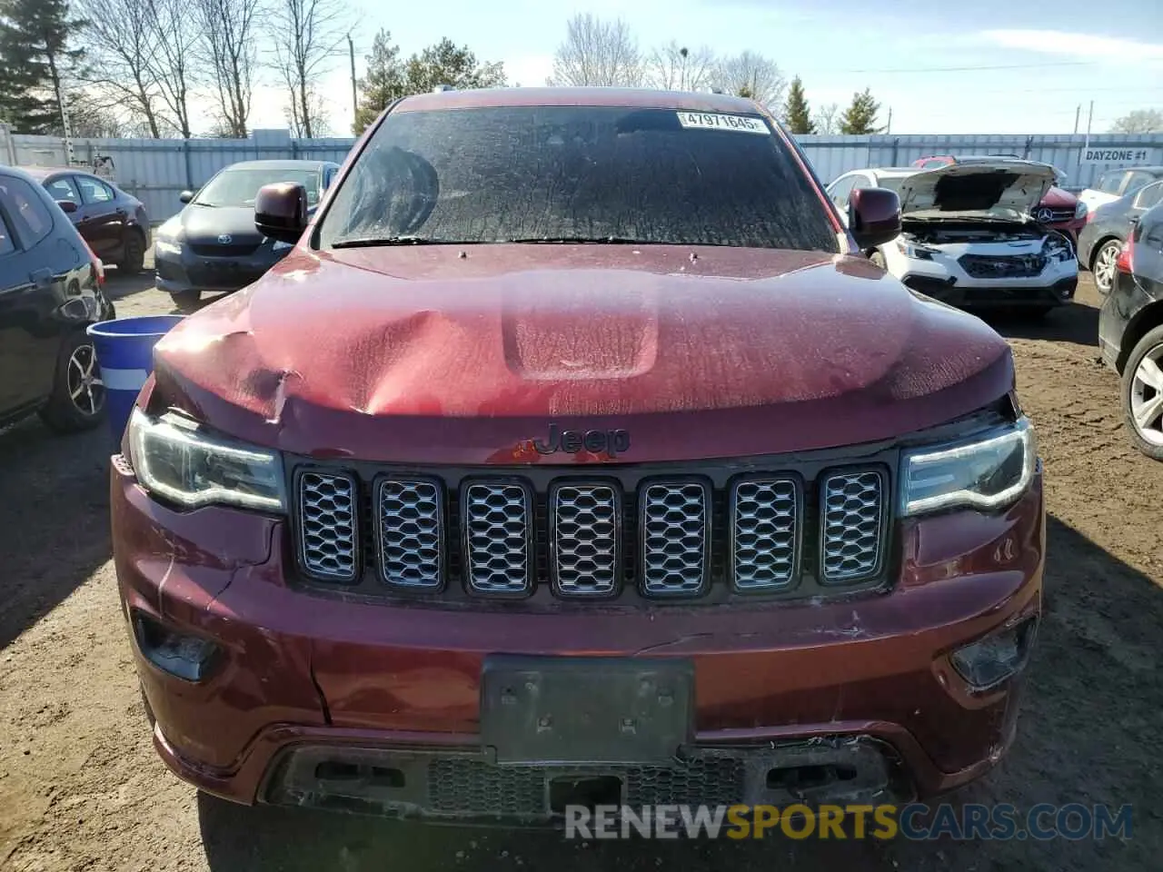 5 fotografías del automóvil dañado 1C4RJFAG7LC437418 JEEP GRAND CHER 2020