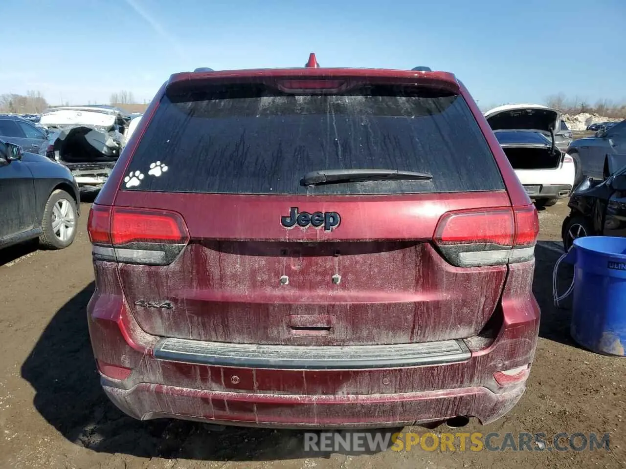 6 fotografías del automóvil dañado 1C4RJFAG7LC437418 JEEP GRAND CHER 2020