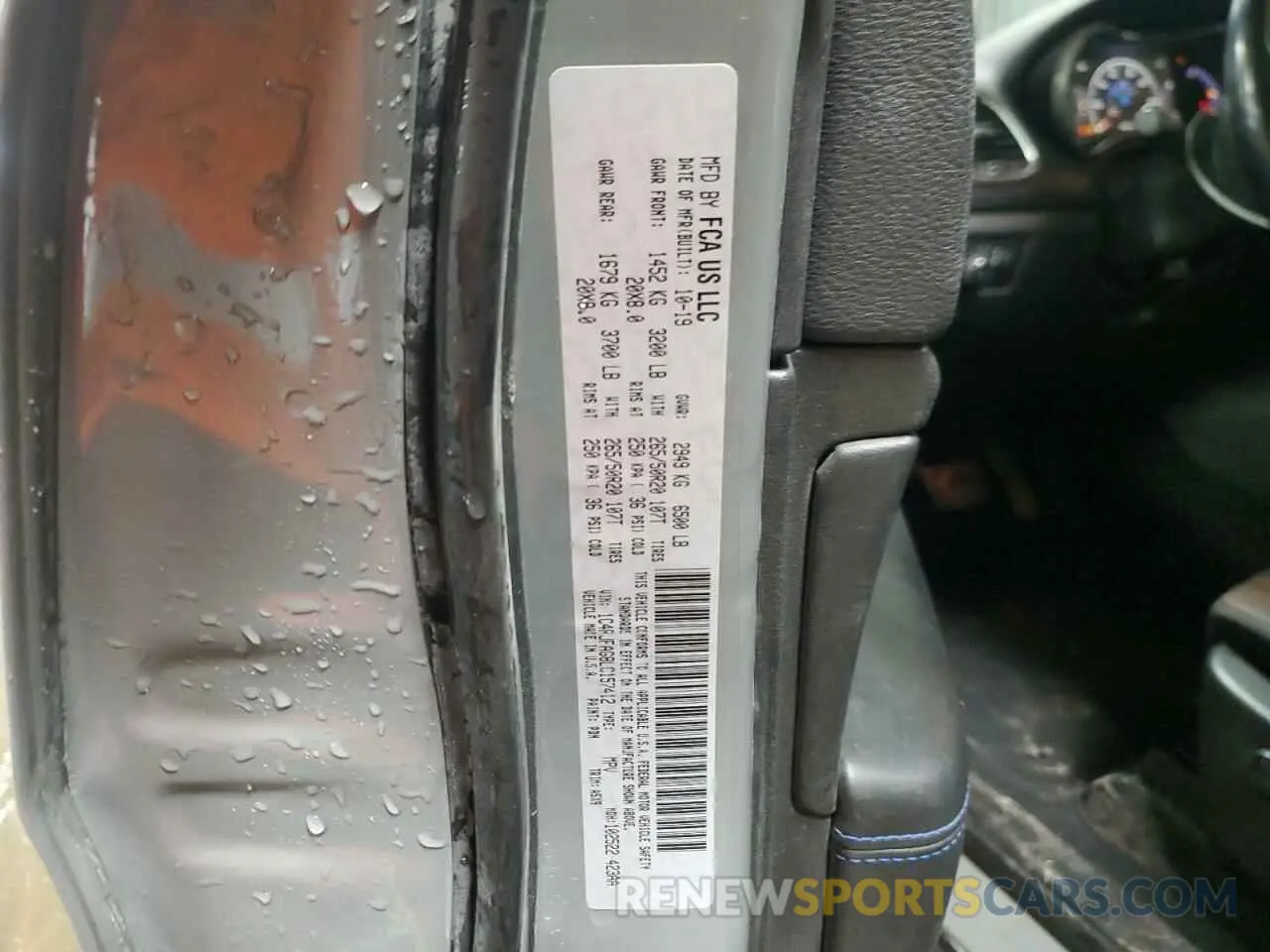 12 fotografías del automóvil dañado 1C4RJFAG8LC157412 JEEP GRAND CHER 2020