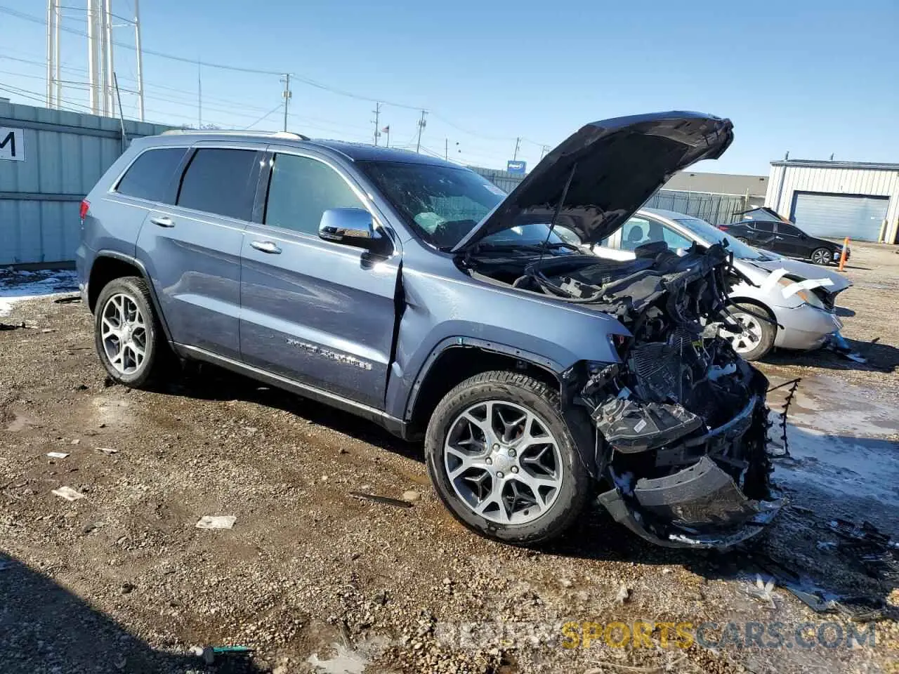 4 fotografías del automóvil dañado 1C4RJFBG2LC152060 JEEP GRAND CHER 2020