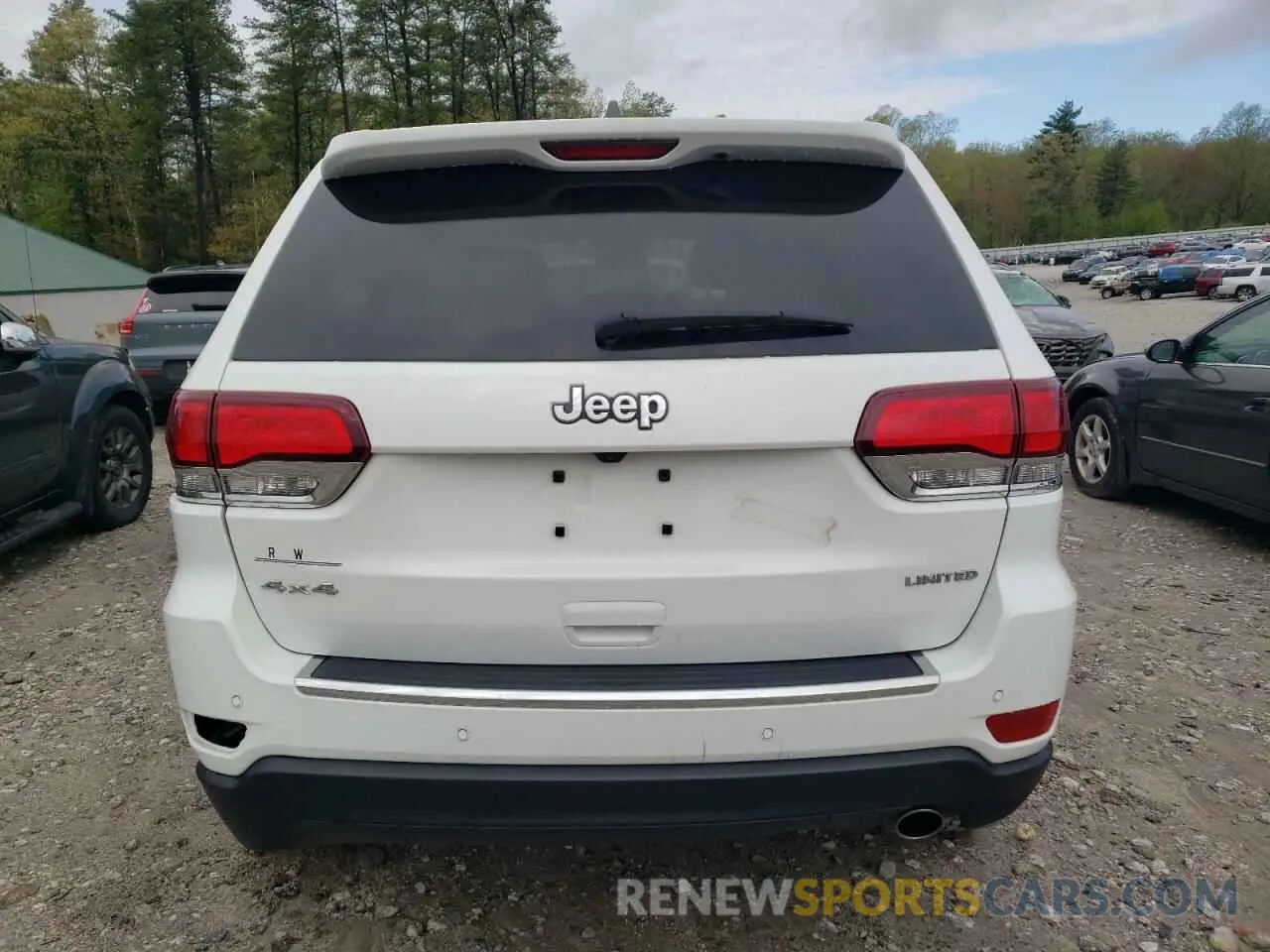 6 fotografías del automóvil dañado 1C4RJFBG4LC362157 JEEP GRAND CHER 2020
