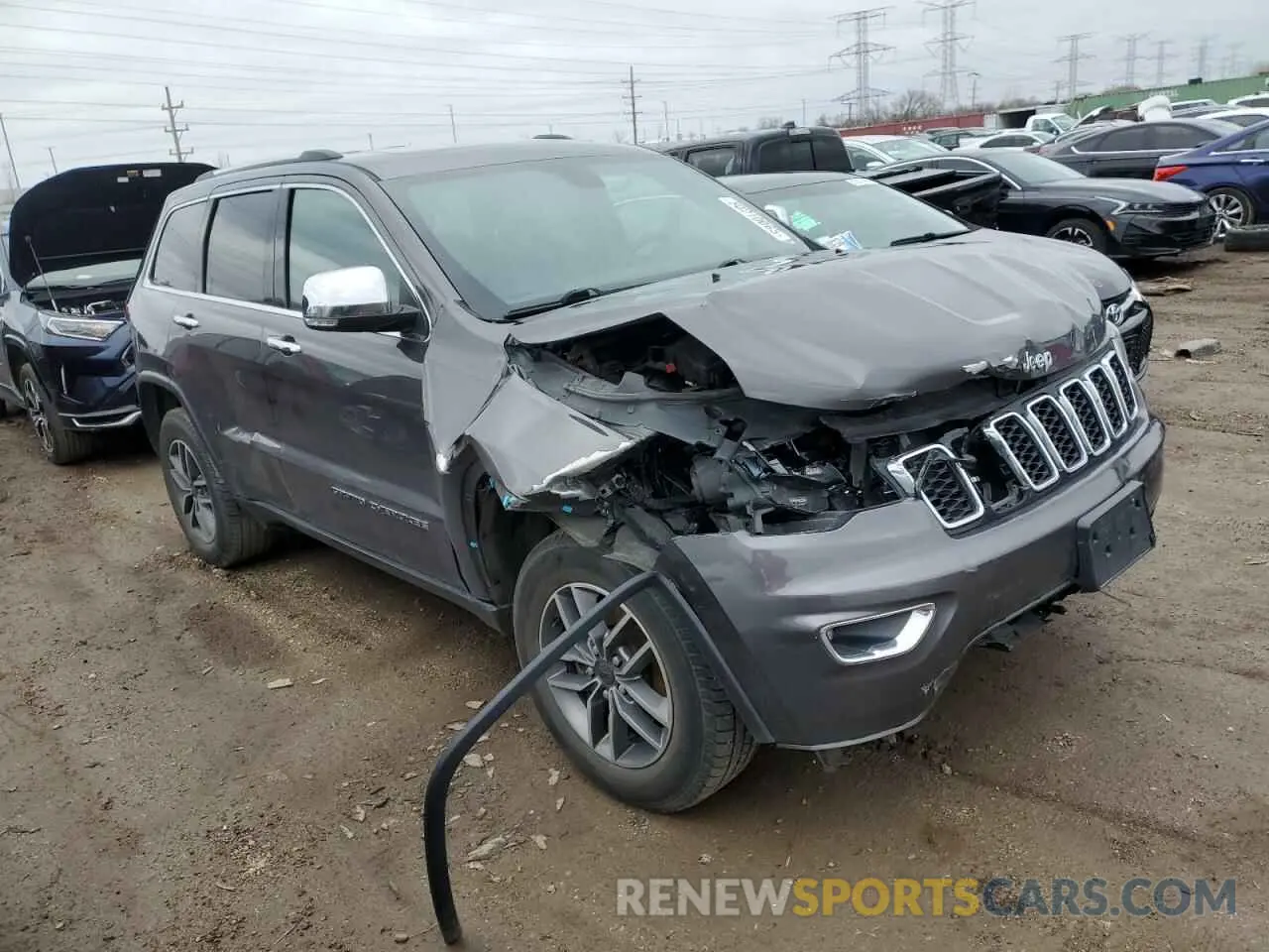 4 fotografías del automóvil dañado 1C4RJFBG5LC226507 JEEP GRAND CHER 2020