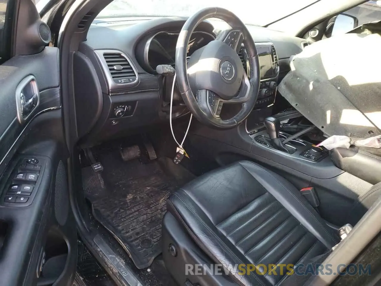 8 fotografías del automóvil dañado 1C4RJFBG5LC238625 JEEP GRAND CHER 2020
