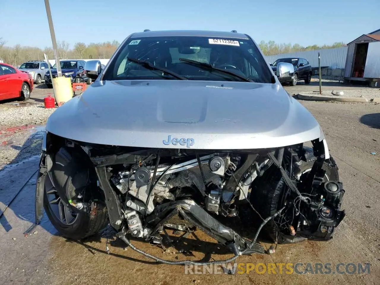 5 fotografías del automóvil dañado 1C4RJFBG5LC301142 JEEP GRAND CHER 2020