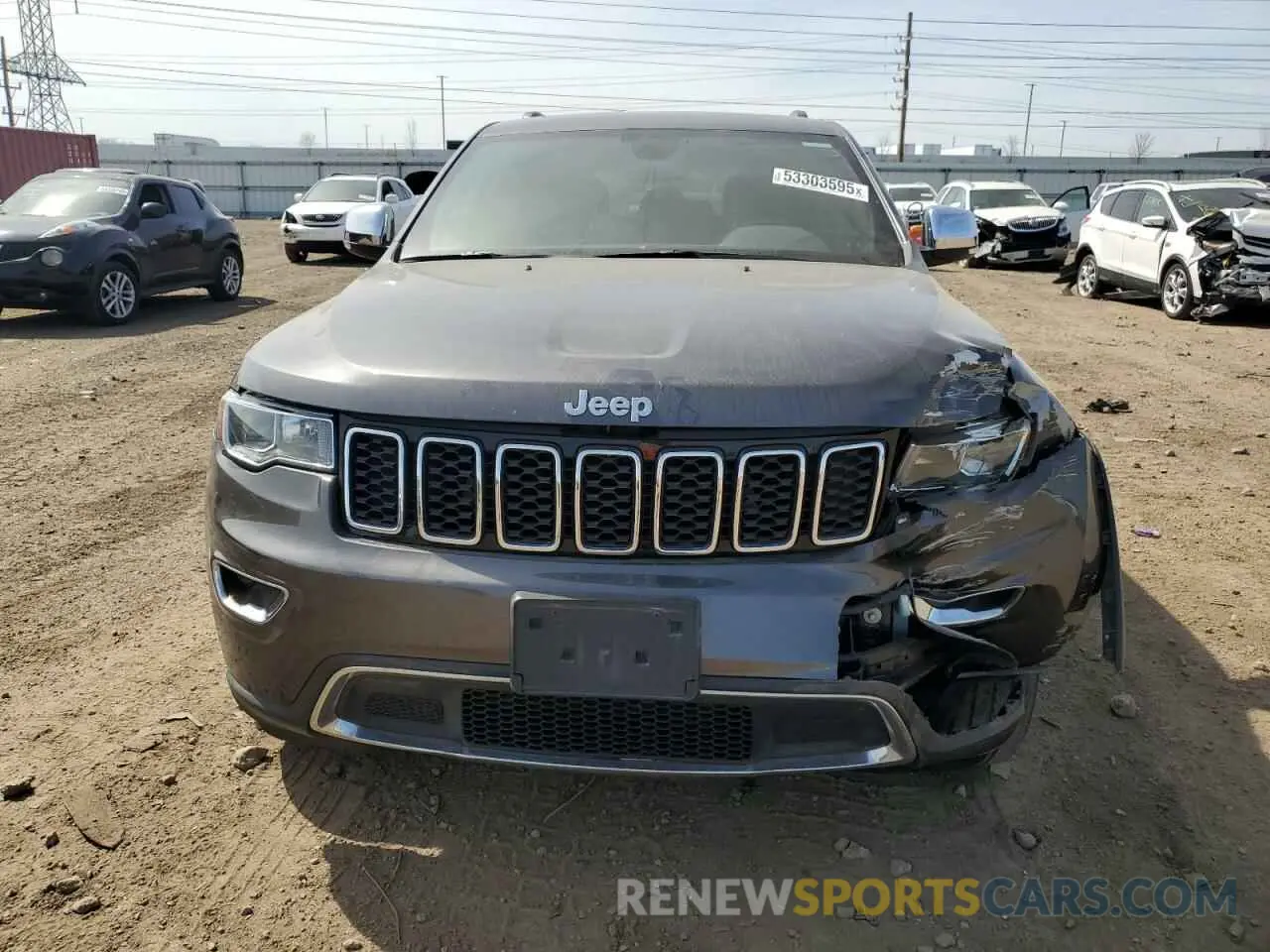 5 fotografías del automóvil dañado 1C4RJFBG7LC433948 JEEP GRAND CHER 2020