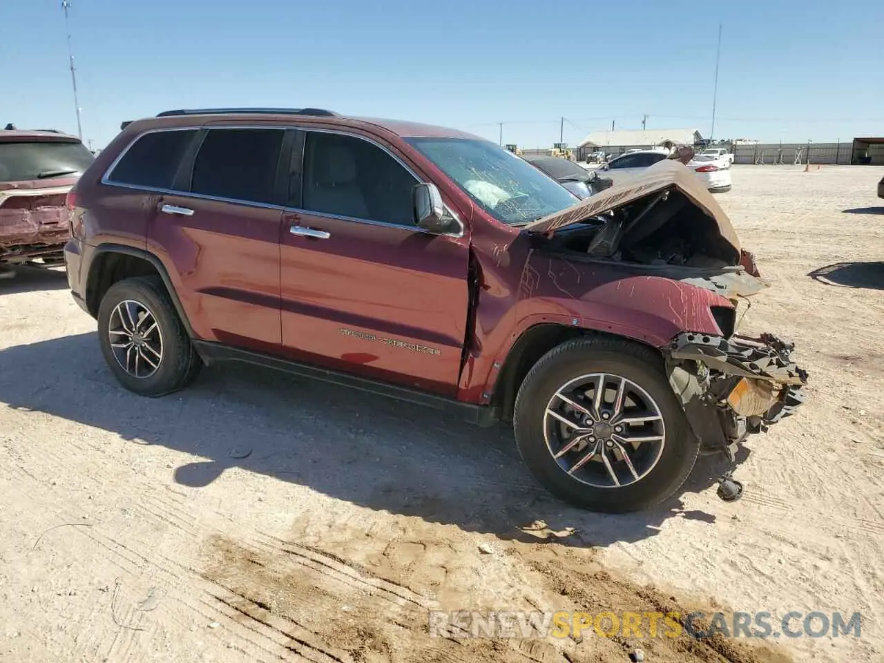 4 fotografías del automóvil dañado 1C4RJFBG9LC263835 JEEP GRAND CHER 2020