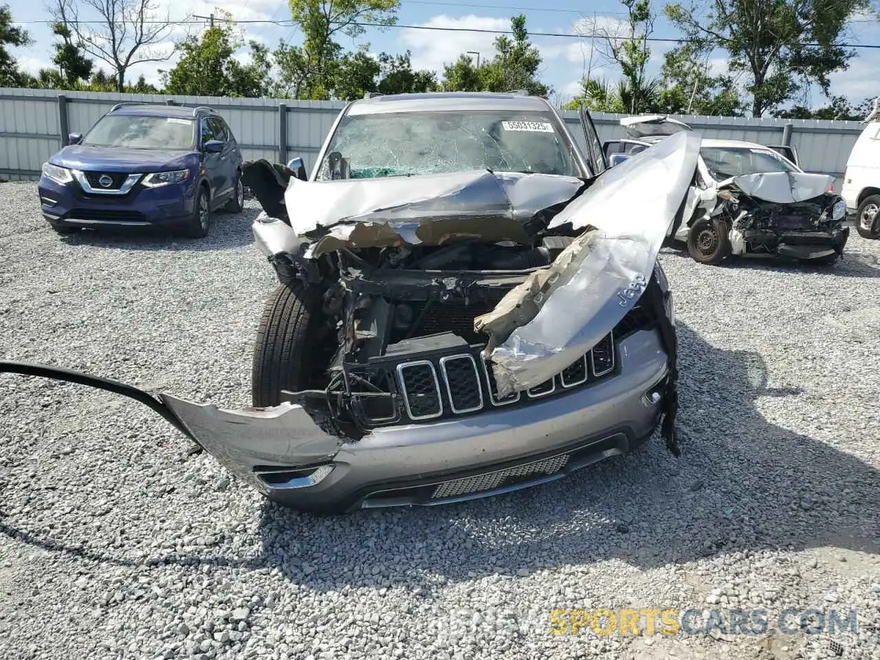 5 fotografías del automóvil dañado 1C4RJFBGXLC166983 JEEP GRAND CHER 2020