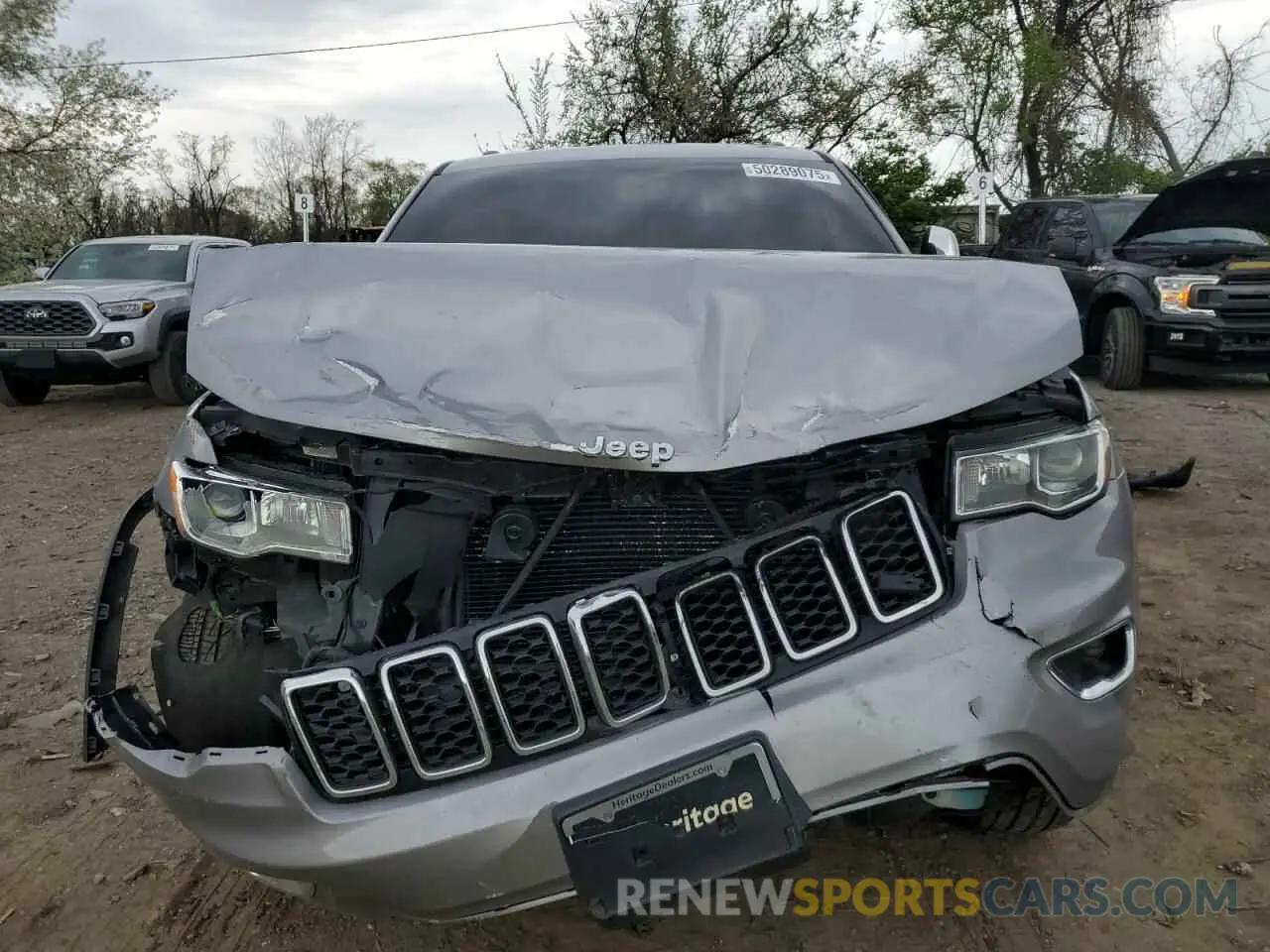 5 fotografías del automóvil dañado 1C4RJFBGXLC263973 JEEP GRAND CHER 2020