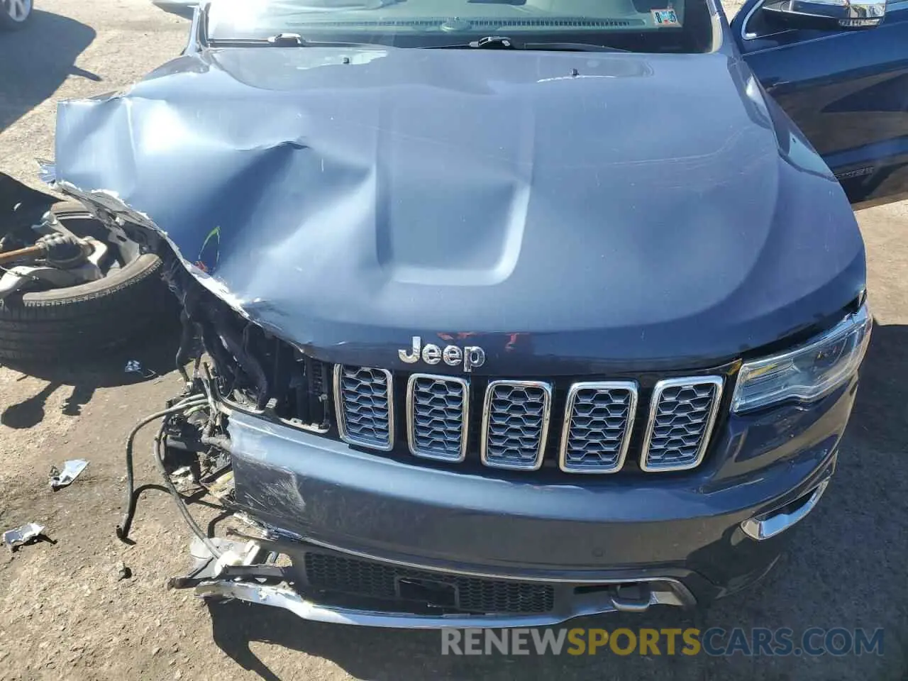 12 fotografías del automóvil dañado 1C4RJFCG0LC236053 JEEP GRAND CHER 2020