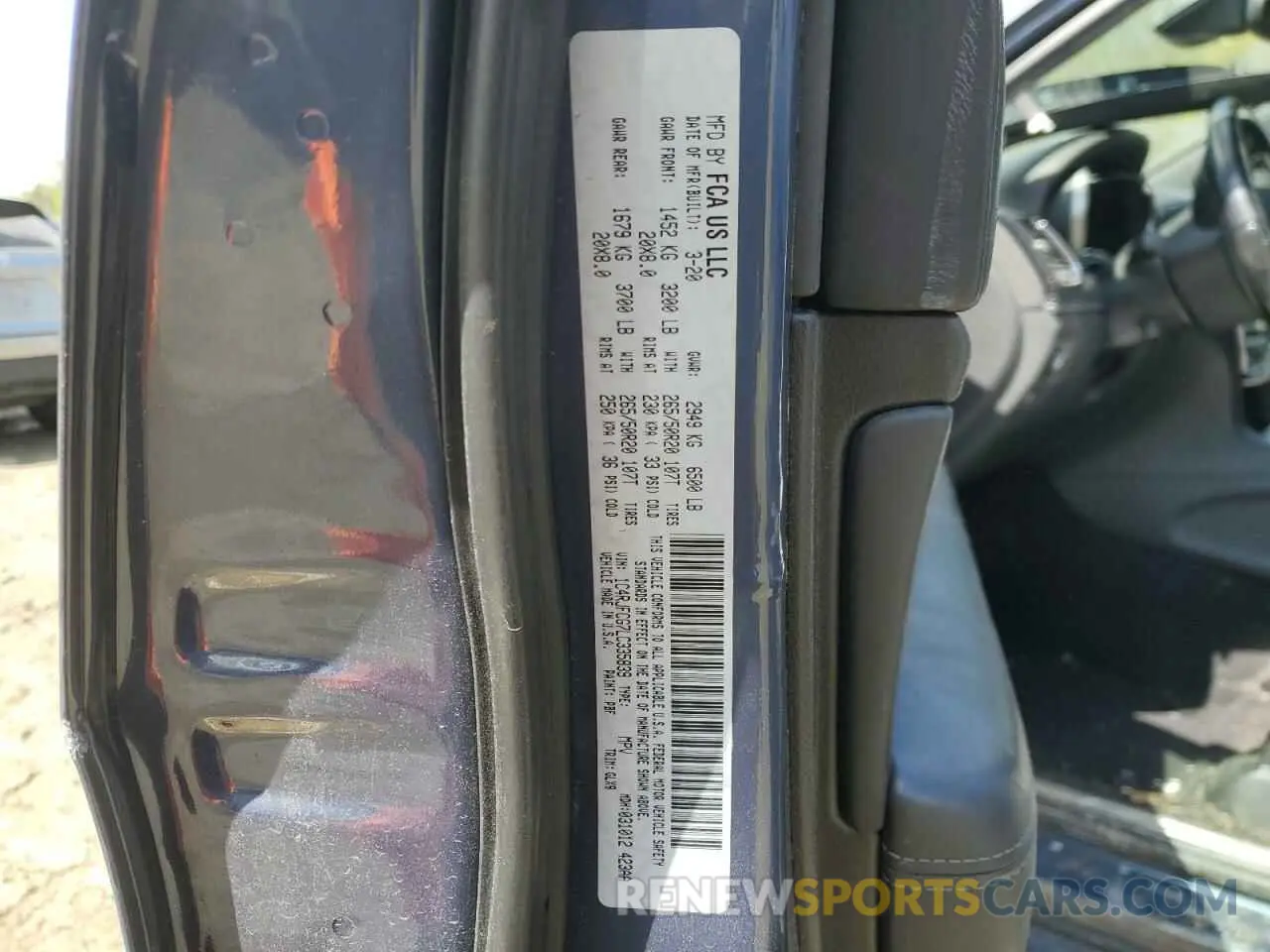 14 fotografías del automóvil dañado 1C4RJFCG7LC335839 JEEP GRAND CHER 2020