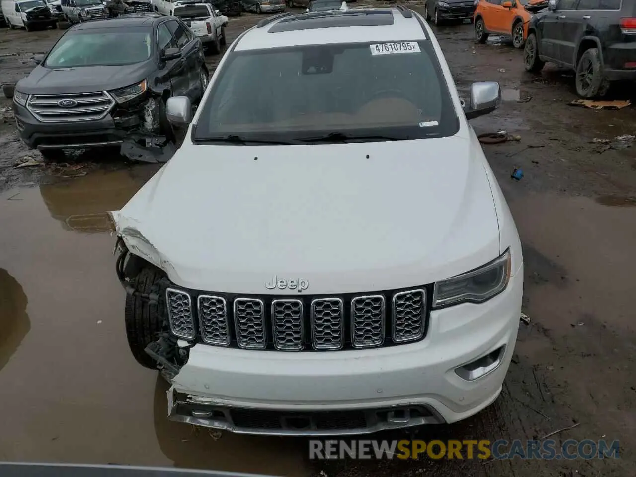 5 fotografías del automóvil dañado 1C4RJFCT8LC420220 JEEP GRAND CHER 2020