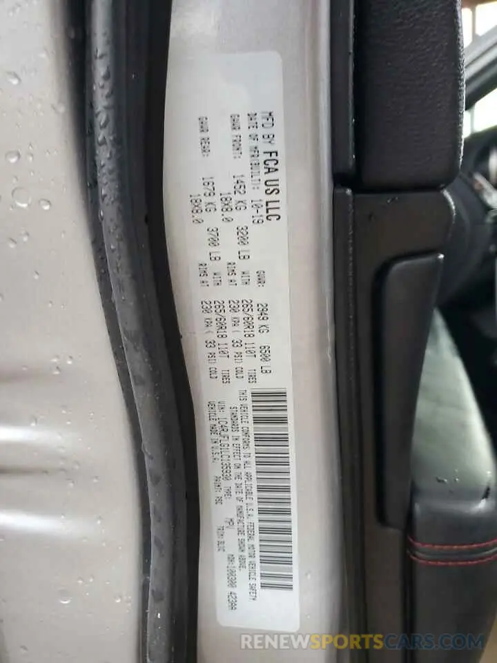 12 fotografías del automóvil dañado 1C4RJFLG1LC135930 JEEP GRAND CHER 2020