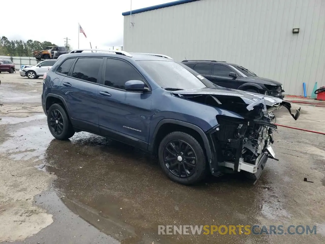 4 fotografías del automóvil dañado 1C4PJLCB0MD136699 JEEP GRAND CHER 2021