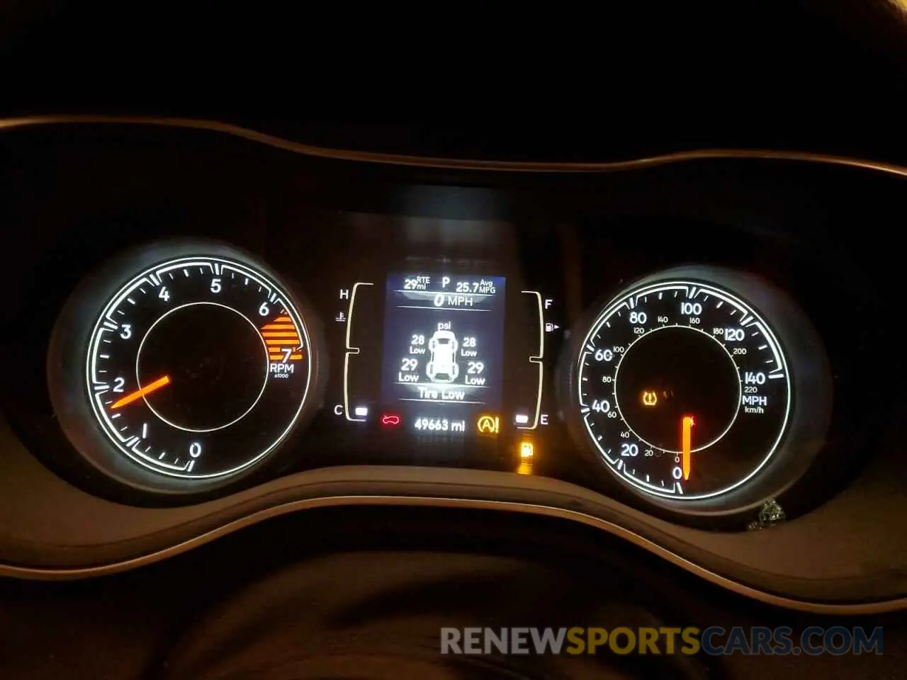 9 fotografías del automóvil dañado 1C4PJLCB6MD164975 JEEP GRAND CHER 2021