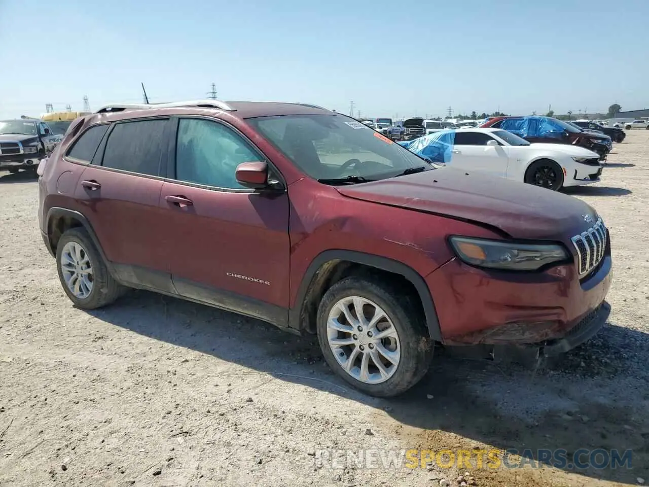 4 fotografías del automóvil dañado 1C4PJLCB6MD183803 JEEP GRAND CHER 2021