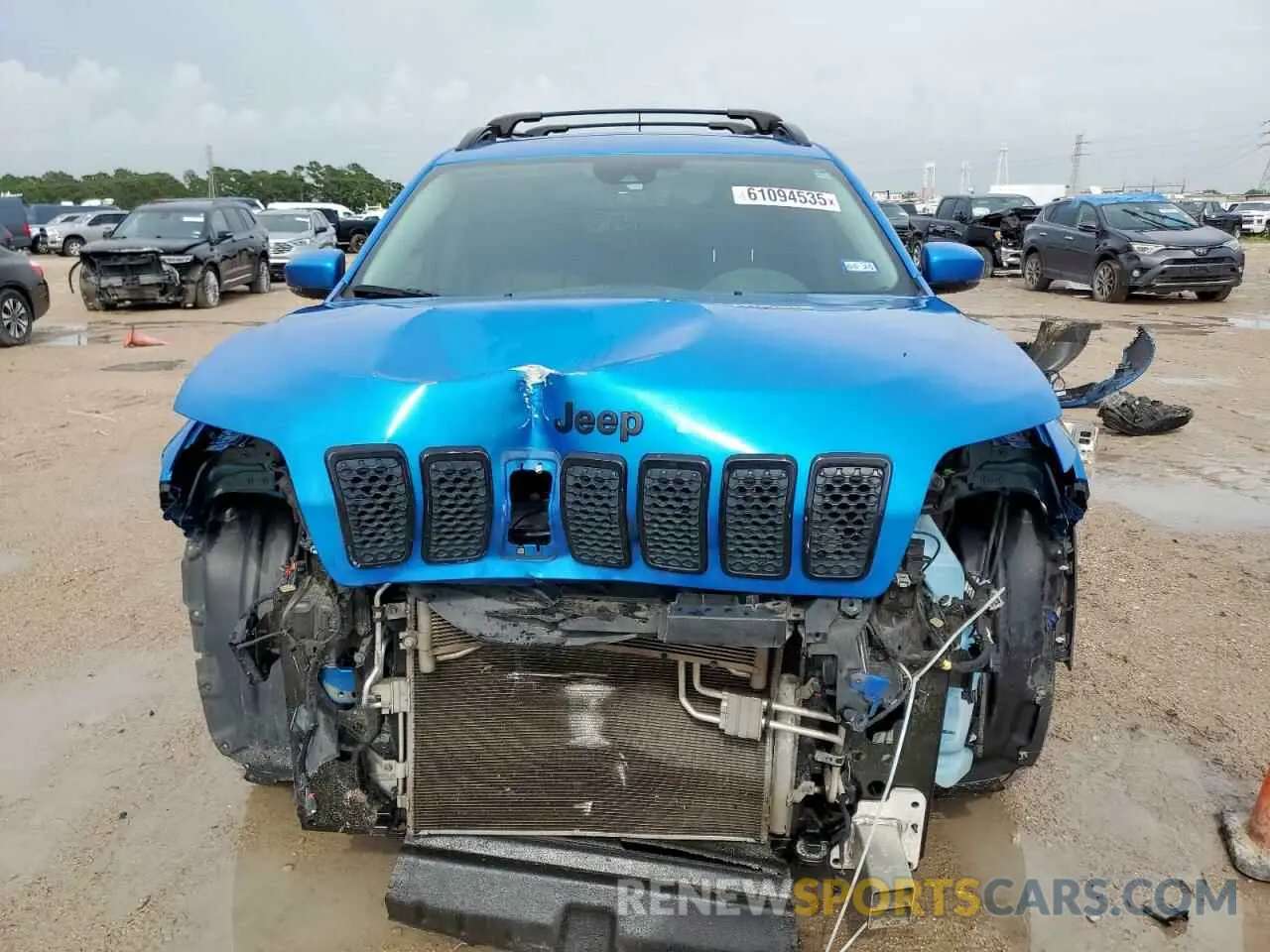 5 fotografías del automóvil dañado 1C4PJLLB0MD215189 JEEP GRAND CHER 2021