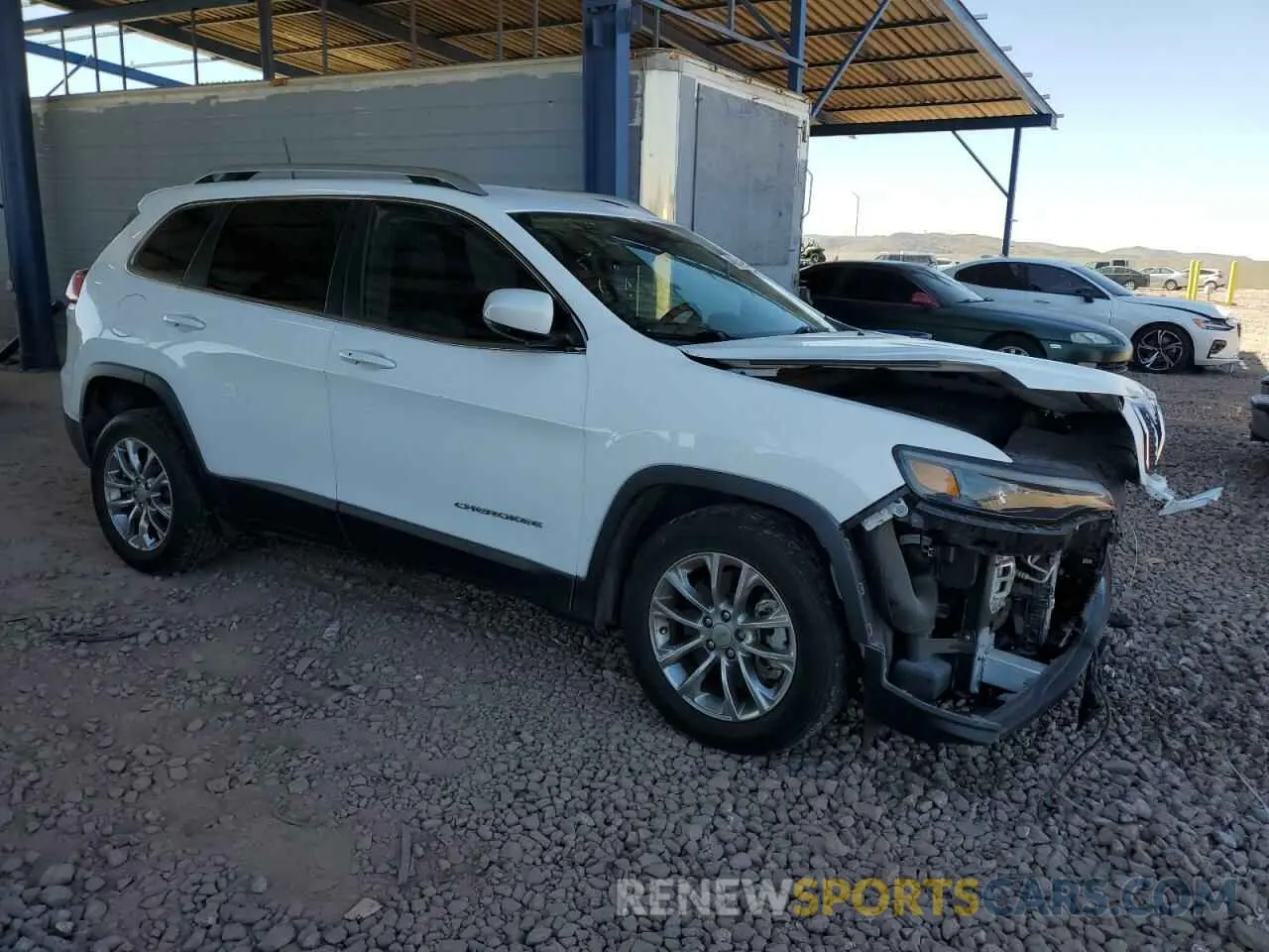 4 fotografías del automóvil dañado 1C4PJLMX5MD112215 JEEP GRAND CHER 2021