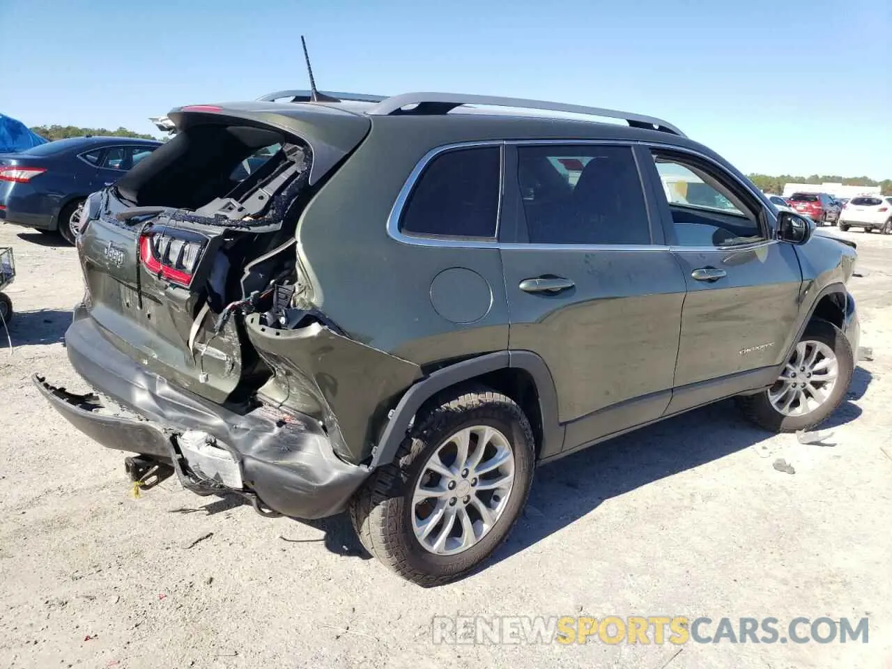 3 fotografías del automóvil dañado 1C4PJMCB4MD146657 JEEP GRAND CHER 2021