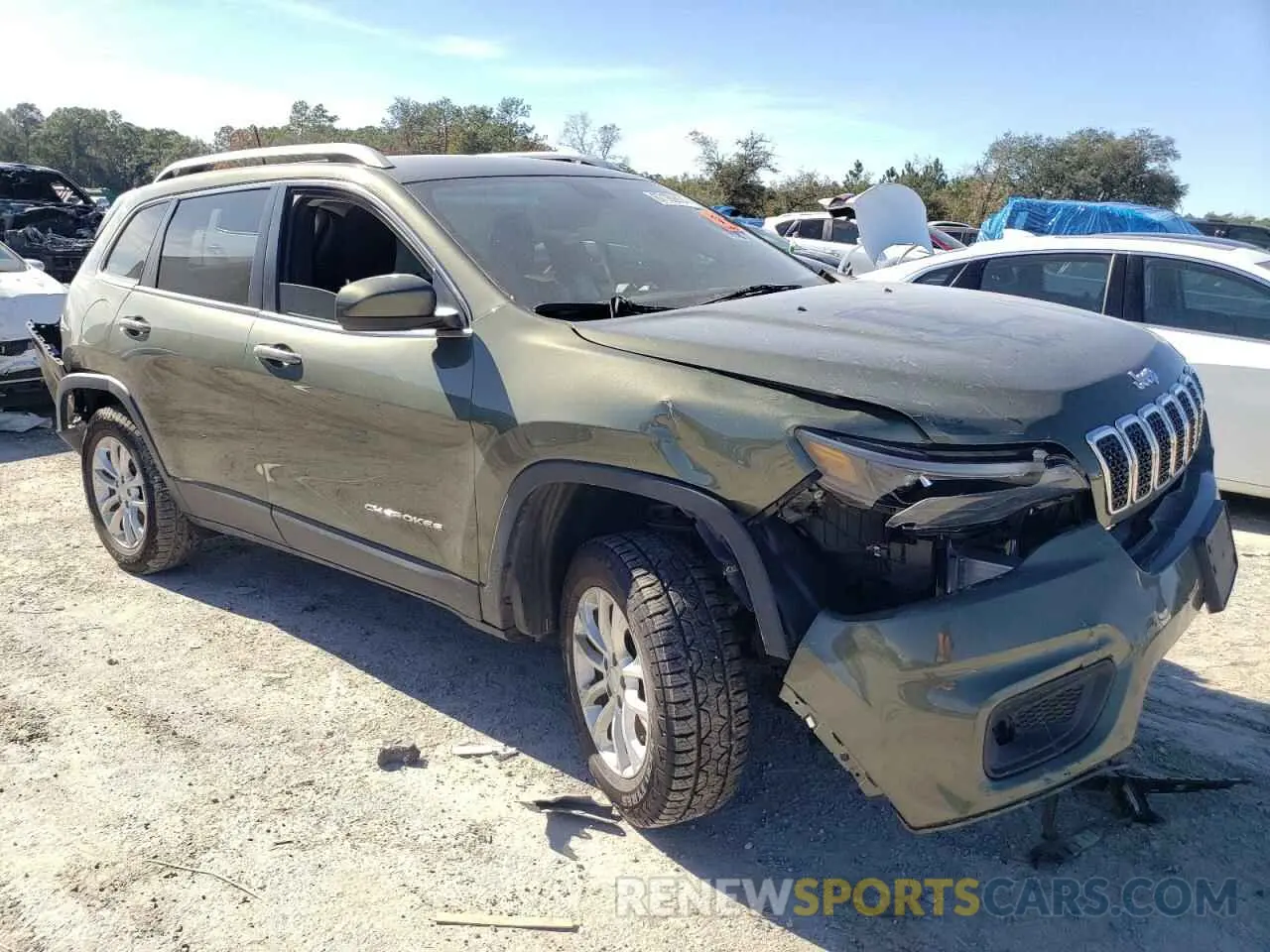 4 fotografías del automóvil dañado 1C4PJMCB4MD146657 JEEP GRAND CHER 2021
