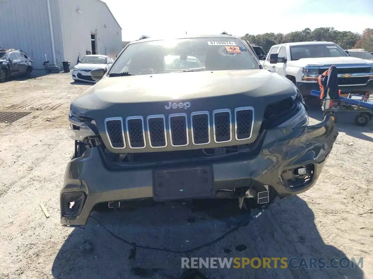 5 fotografías del automóvil dañado 1C4PJMCB4MD146657 JEEP GRAND CHER 2021