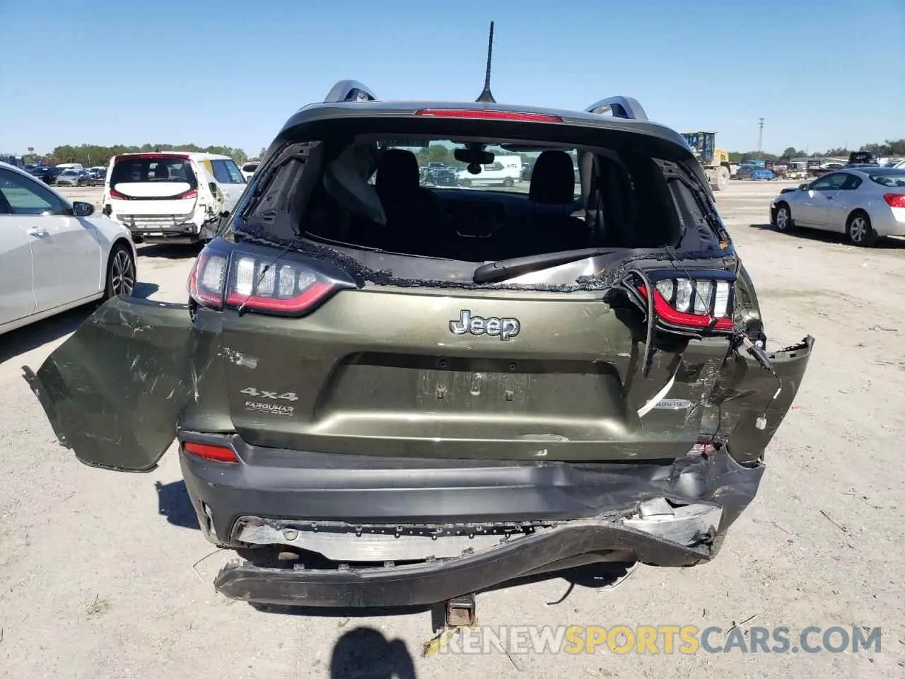 6 fotografías del automóvil dañado 1C4PJMCB4MD146657 JEEP GRAND CHER 2021
