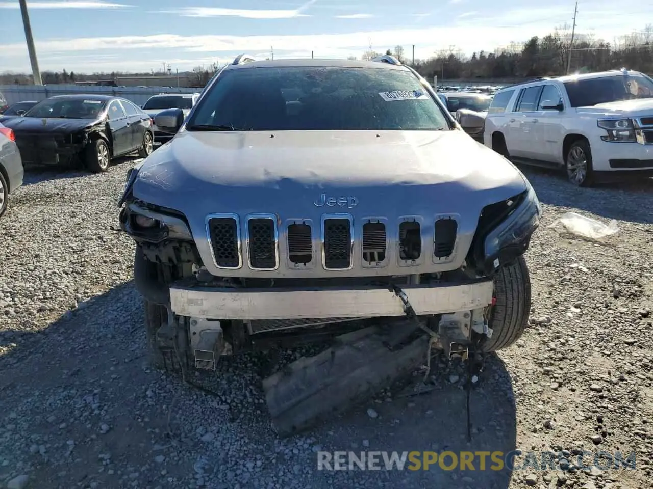 5 fotografías del automóvil dañado 1C4PJMDX3MD184228 JEEP GRAND CHER 2021