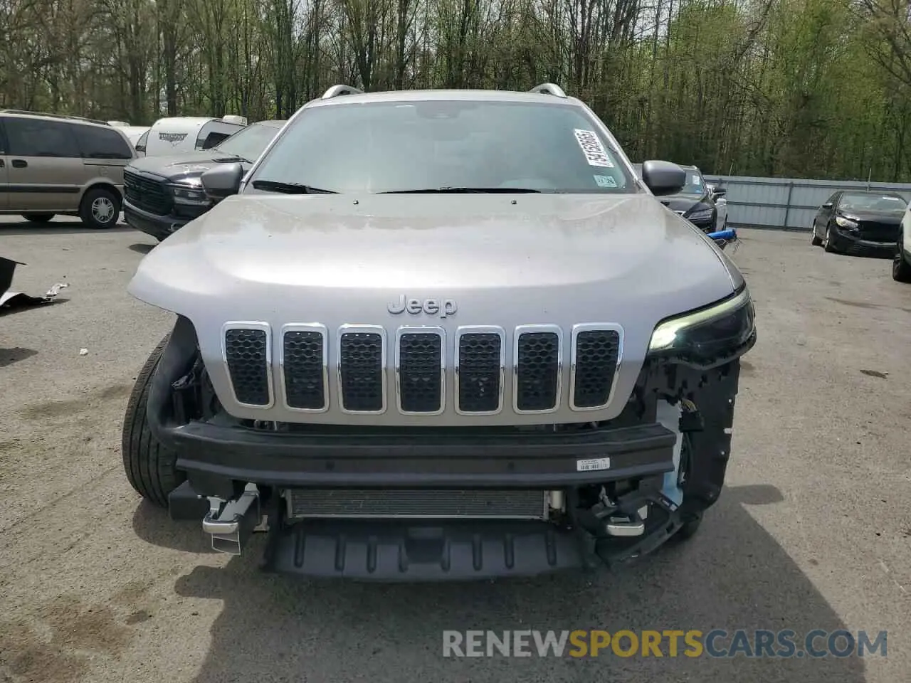 5 fotografías del automóvil dañado 1C4PJMDX4MD197506 JEEP GRAND CHER 2021