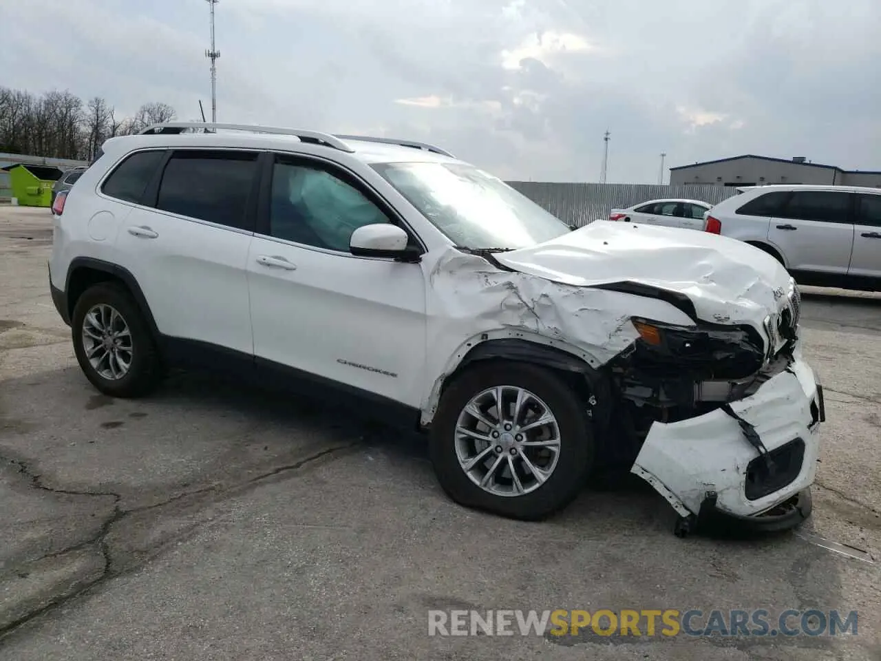 4 fotografías del automóvil dañado 1C4PJMLB7MD133367 JEEP GRAND CHER 2021