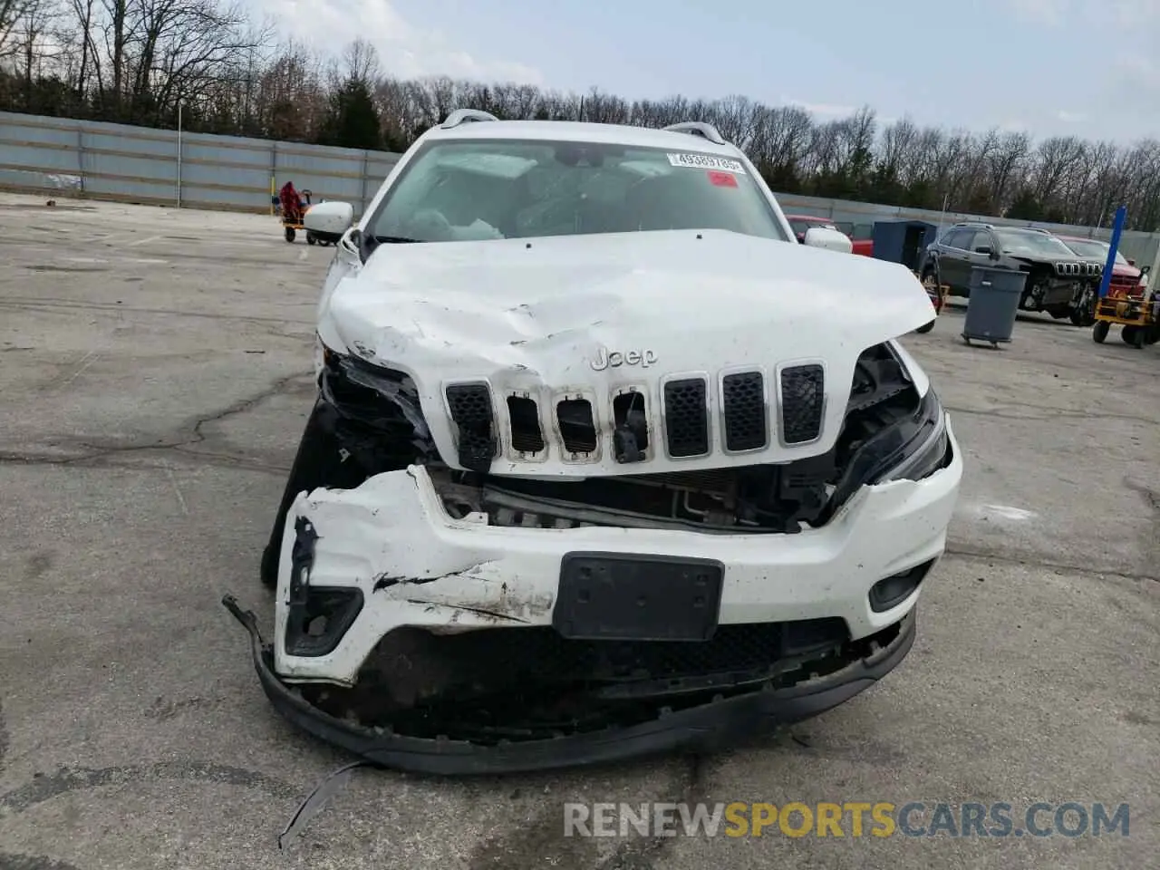 5 fotografías del automóvil dañado 1C4PJMLB7MD133367 JEEP GRAND CHER 2021