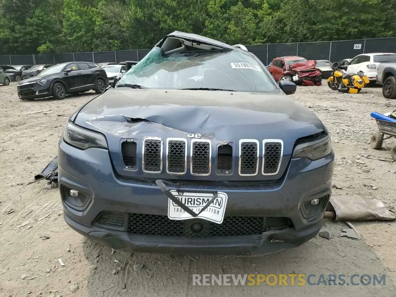 5 fotografías del automóvil dañado 1C4PJMLBXMD210491 JEEP GRAND CHER 2021