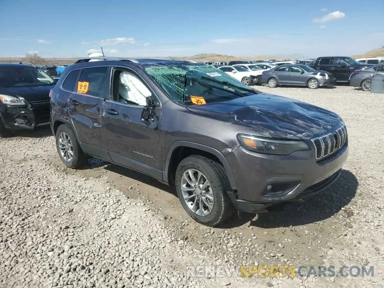 4 fotografías del automóvil dañado 1C4PJMMX4MD121798 JEEP GRAND CHER 2021