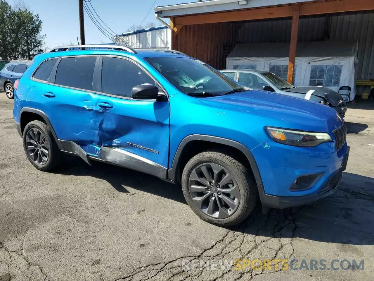 4 fotografías del automóvil dañado 1C4PJMMX5MD206858 JEEP GRAND CHER 2021